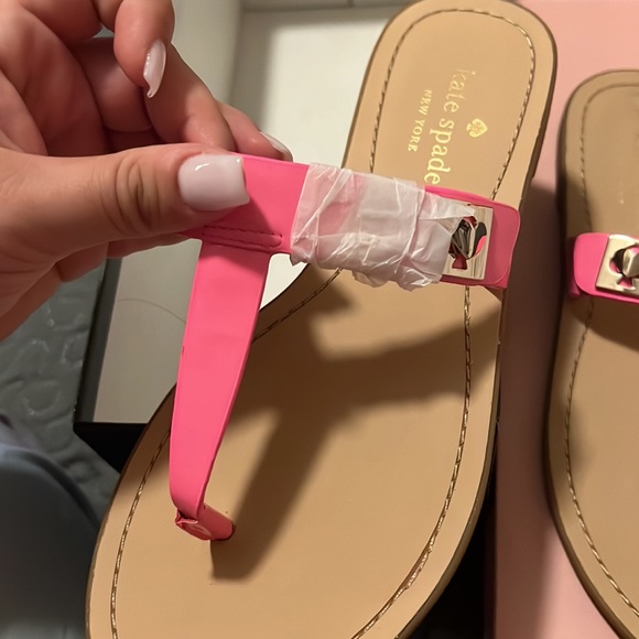 Kate Spade sandals NWT pink 8.5 - Picture 6 of 6